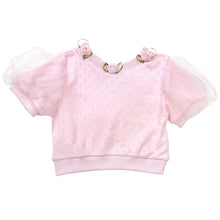 Girl | Harlow Pink Embroidered Top