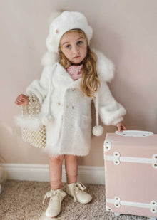 Girl | Milana Victoria Kids Beret | White