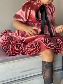 Girl | Satin Dress | Rose