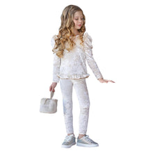 Girl | Velour Lounge Set | Cream