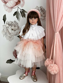 Girl | Victorian Tulle Cape | White