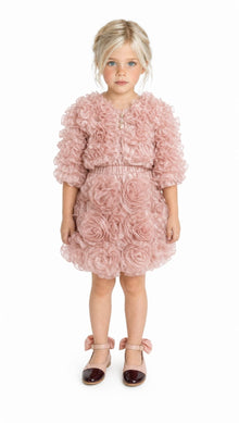 Girl | Vivian Organza Skirt | Dusty Pink