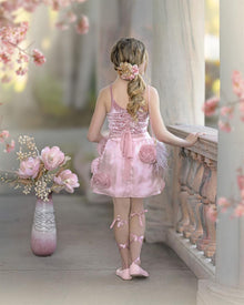Girl | Vivian Organza Skirt | Dusty Pink