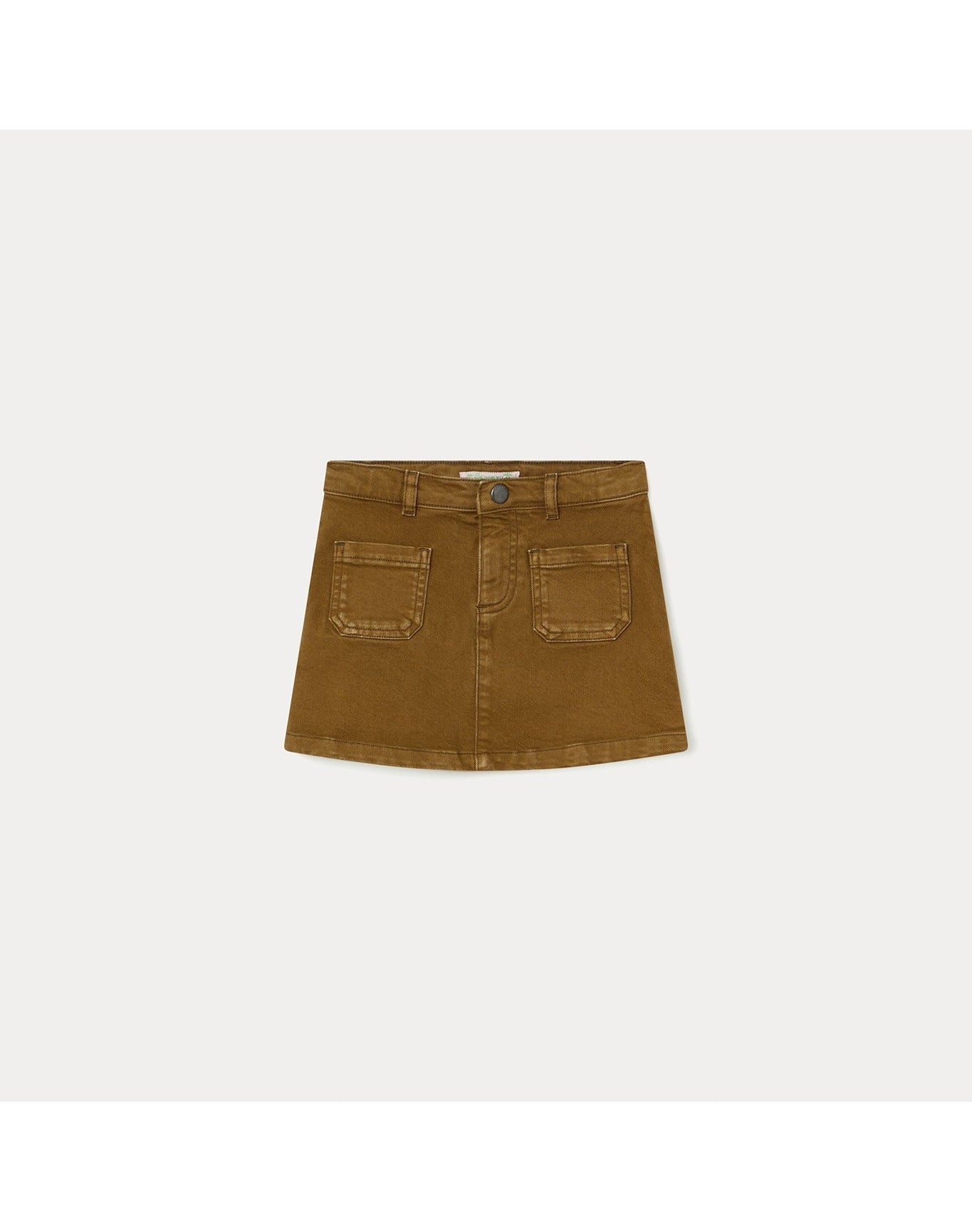 Girls | Denim Miniskirt | 12Y-14Y | Light Khaki
