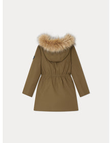 Girls | Divia Parka | 4Y-8Y | Khaki