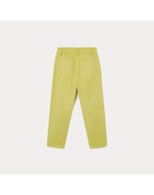 Girls | Mom-Style Pants | 10Y-14Y | Acid Yellow