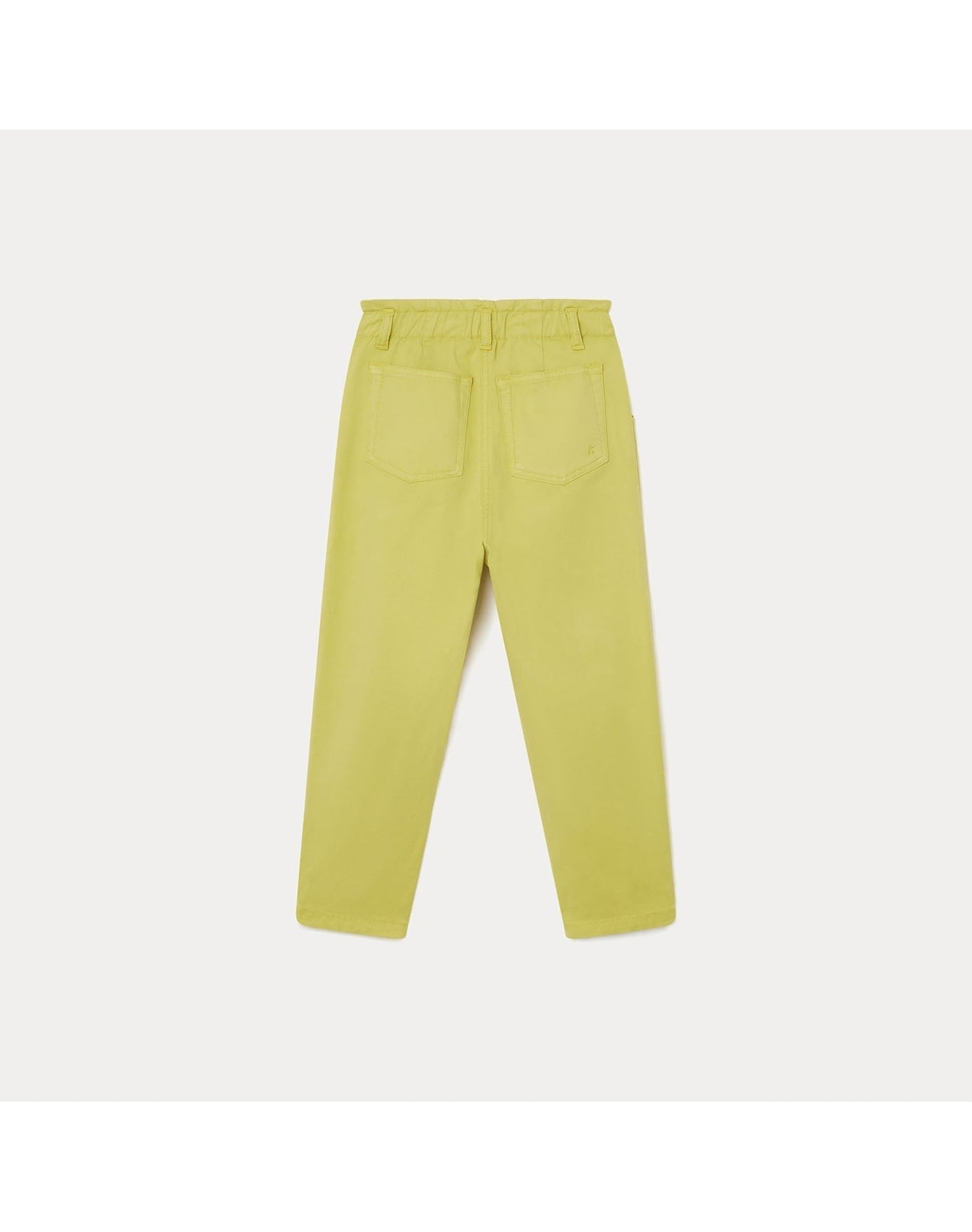 Girls | Mom-Style Pants | 10Y-14Y | Acid Yellow