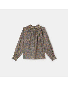 Girls | Petale Smocked Blouse | 10Y-12Y | Ink
