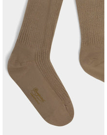 Girls | Thomina Ribbed Tights | Brown