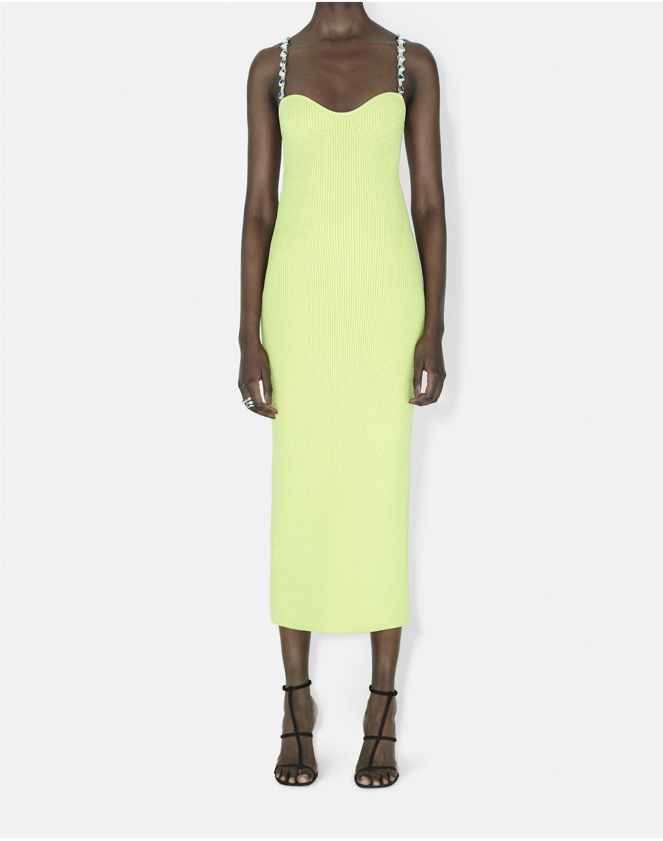 Globe Chain Wave Dress | Lime
