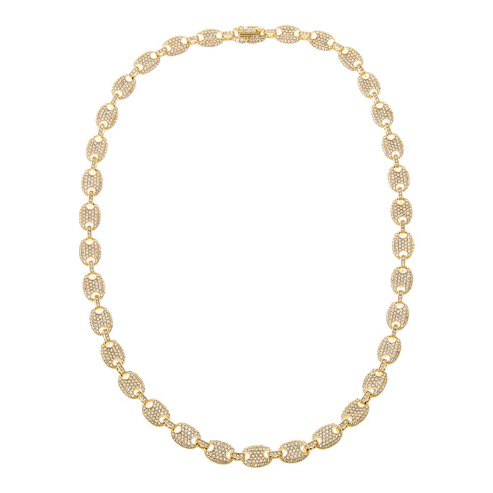 CZ Cluster Tennis Necklace - Adina's Jewels