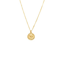 Gold / Small Lira Coin Pendant Necklace - Adina's Jewels