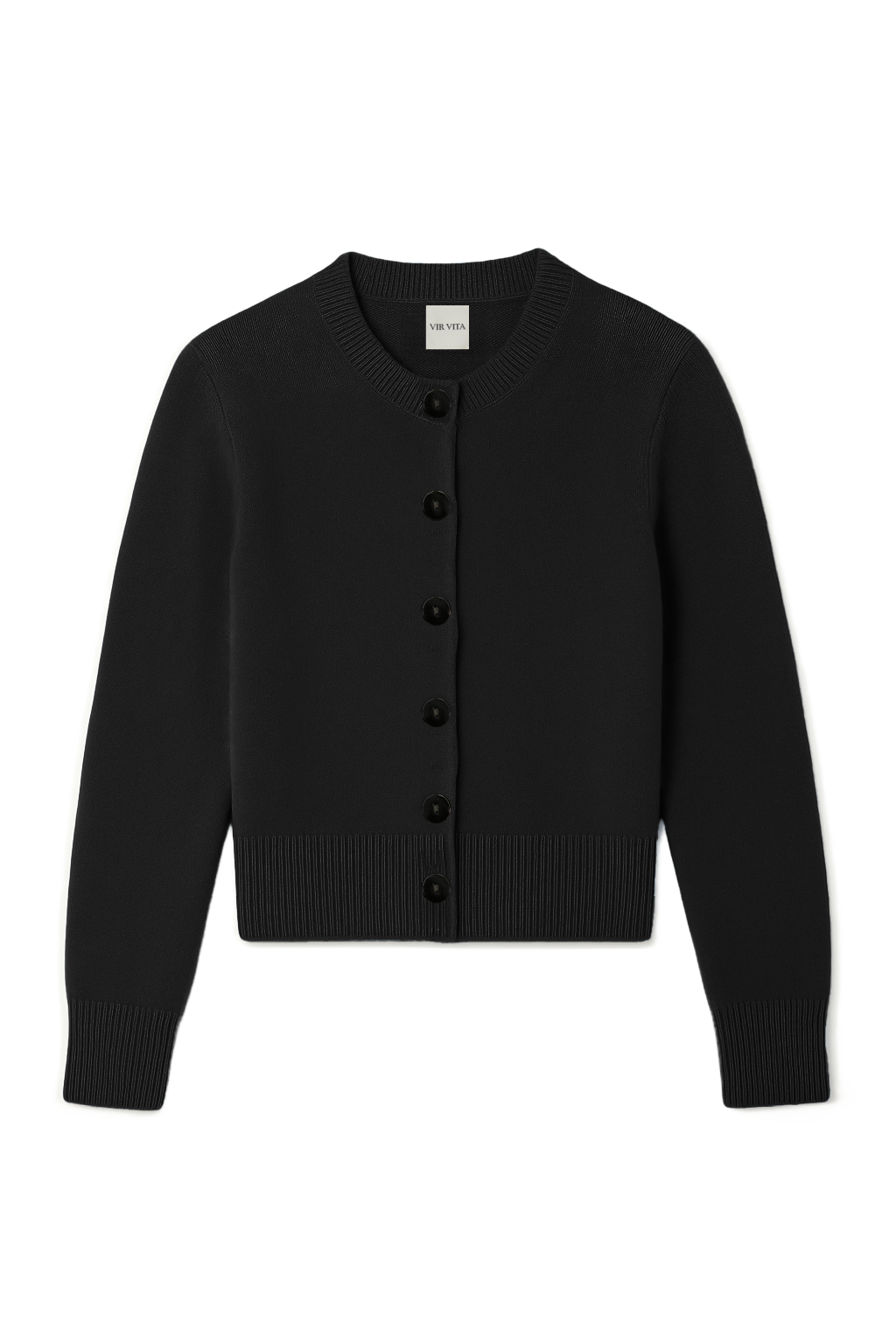 Greta Cashmere Cardigan | Black