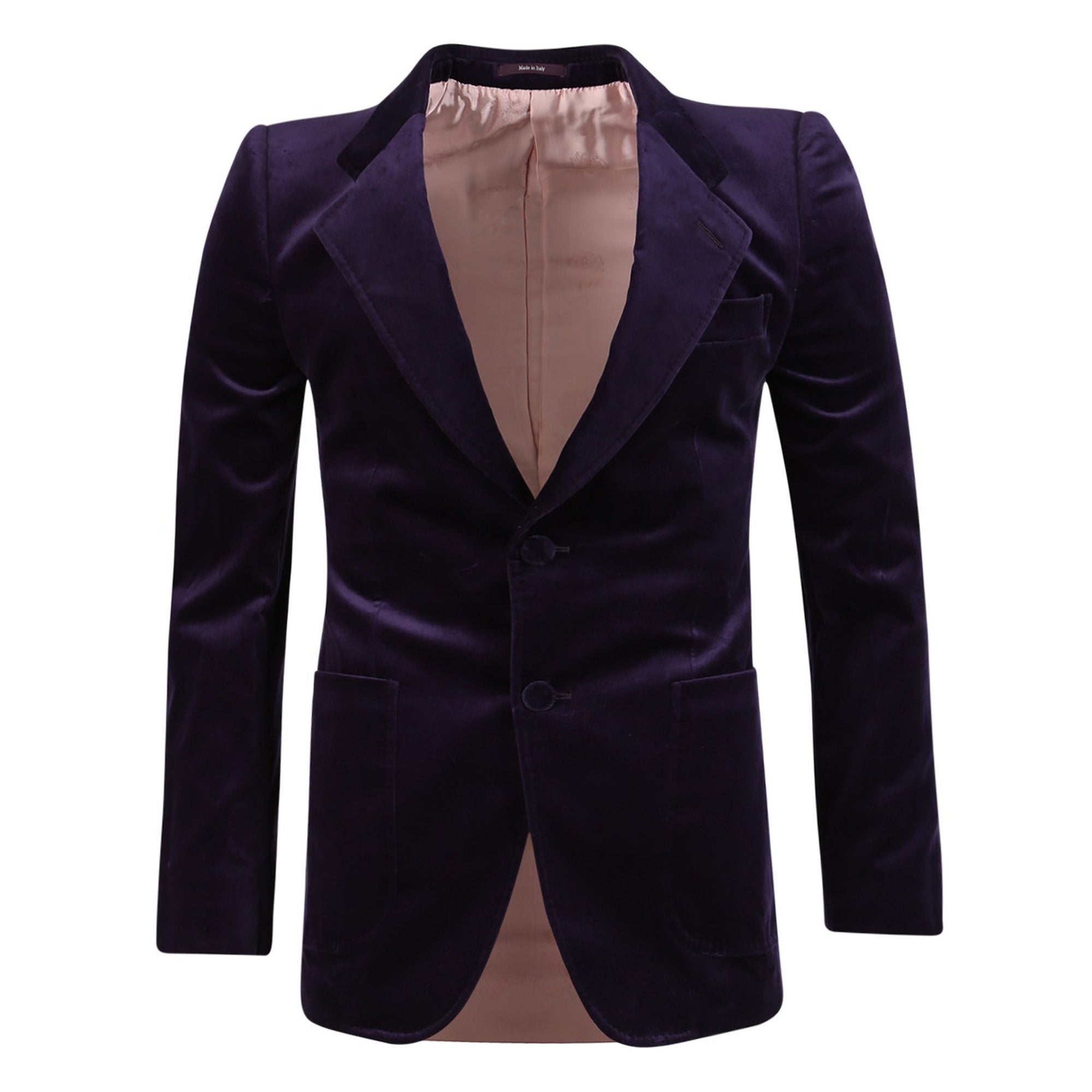 Gucci | Stretch Velvet Blazer Dark Pruple