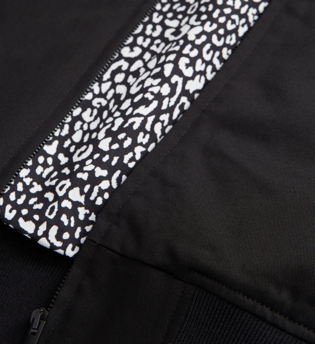 Jacket With Leopard Print Lining | Men | Black