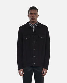 Wool Cardigan | Men | Black