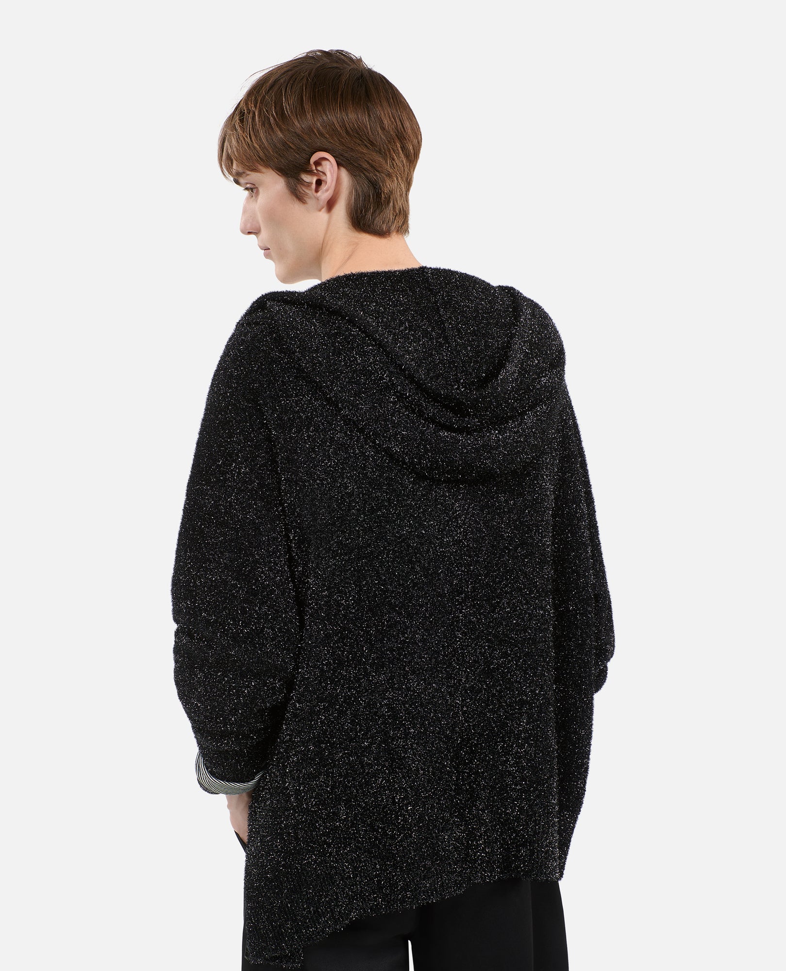 Glittery Cardigan | Men | Black