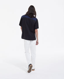 Chic And Shirt With Short Sleeves | Men | Black Blue