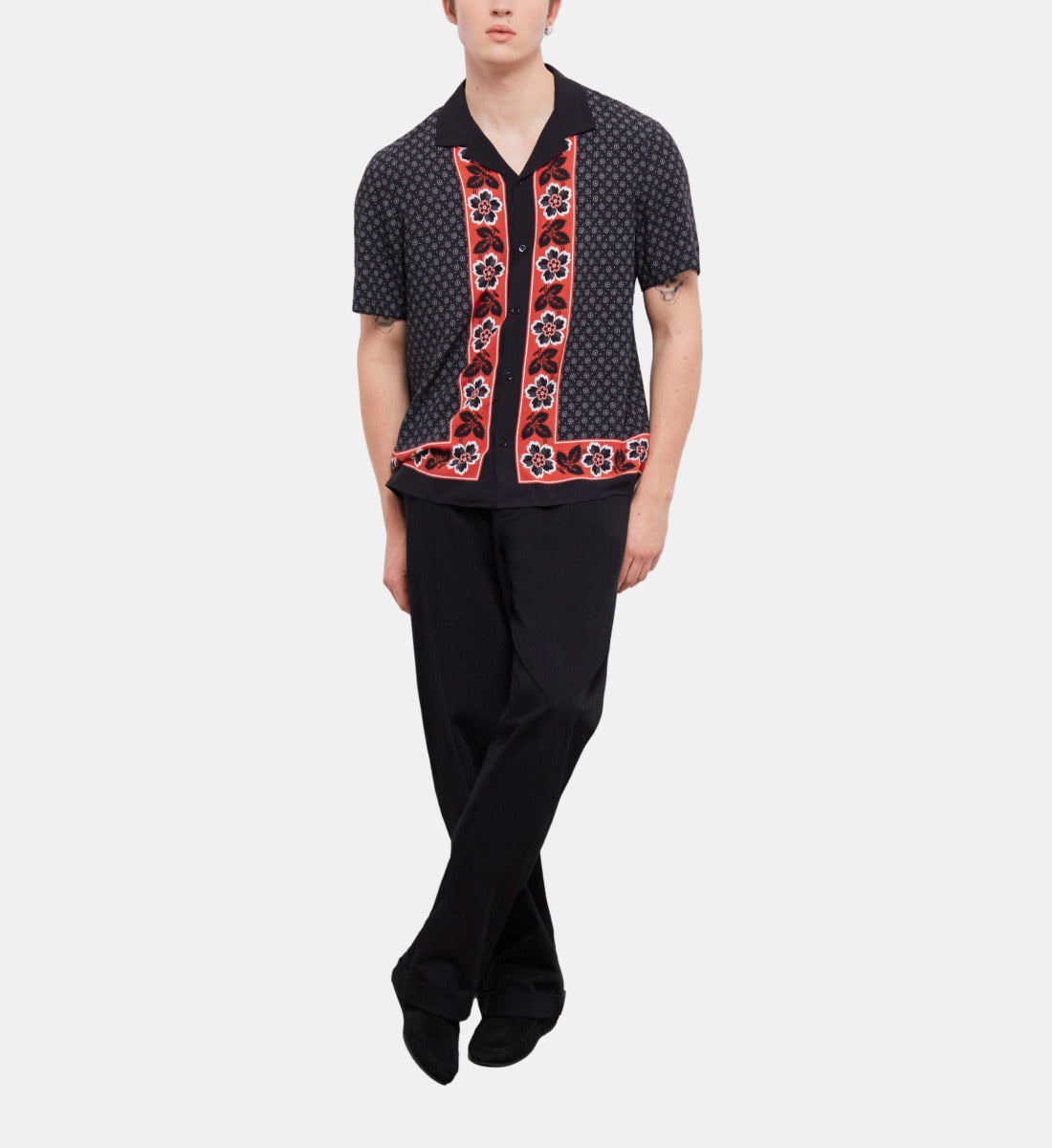 Printed Shirt | Men | Black