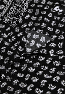 Paisley Print Short Sleeve Shirt | Men | Black x White