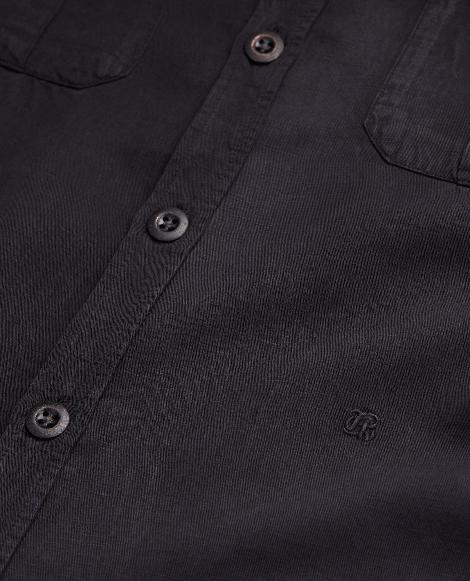 Lyocell And Linen Shirt | Men | Black