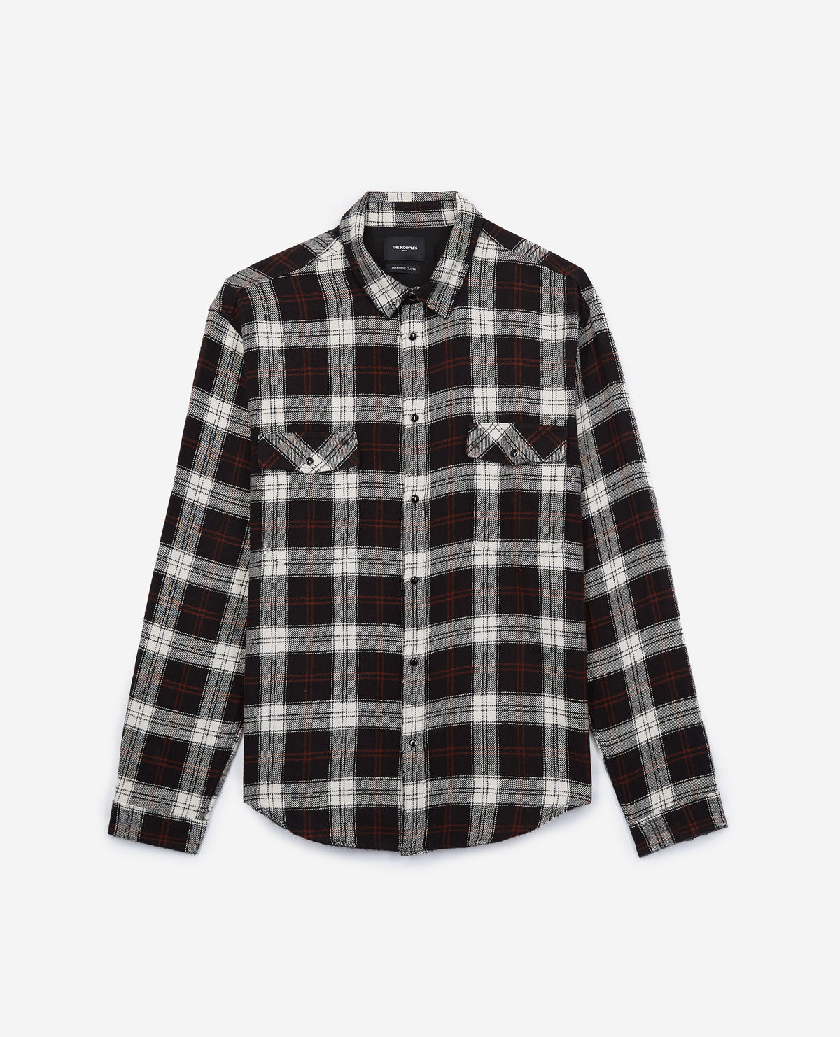 Plaid Shirt | Men | Black x White