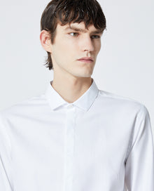 Chic Shirt In Cotton W/Cutaway Collar | Men | White