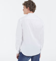 Shirt With Officer Collar | Men | White