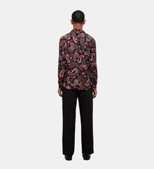 Printed Shirt | Men | Black x Red