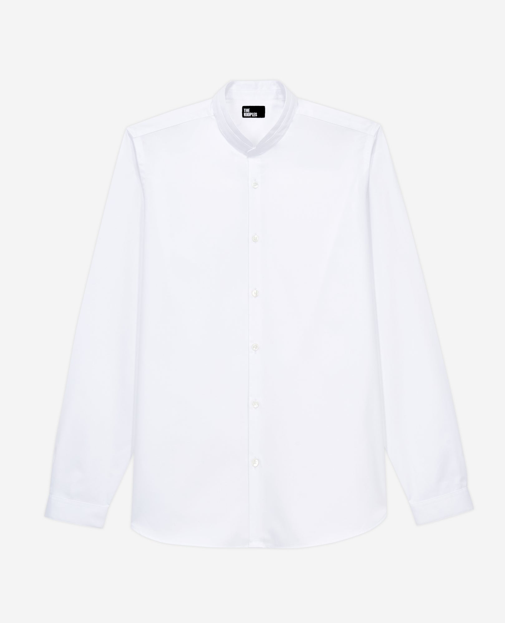 Shirt With Officer Collar | Men | White