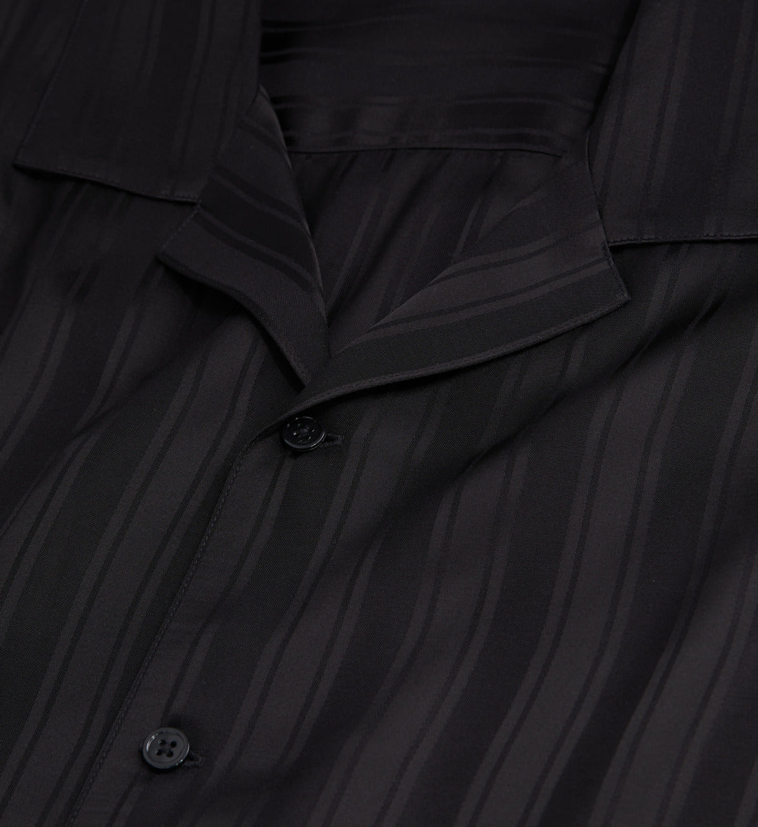 Striped Jacquard Shirt | Men | Black