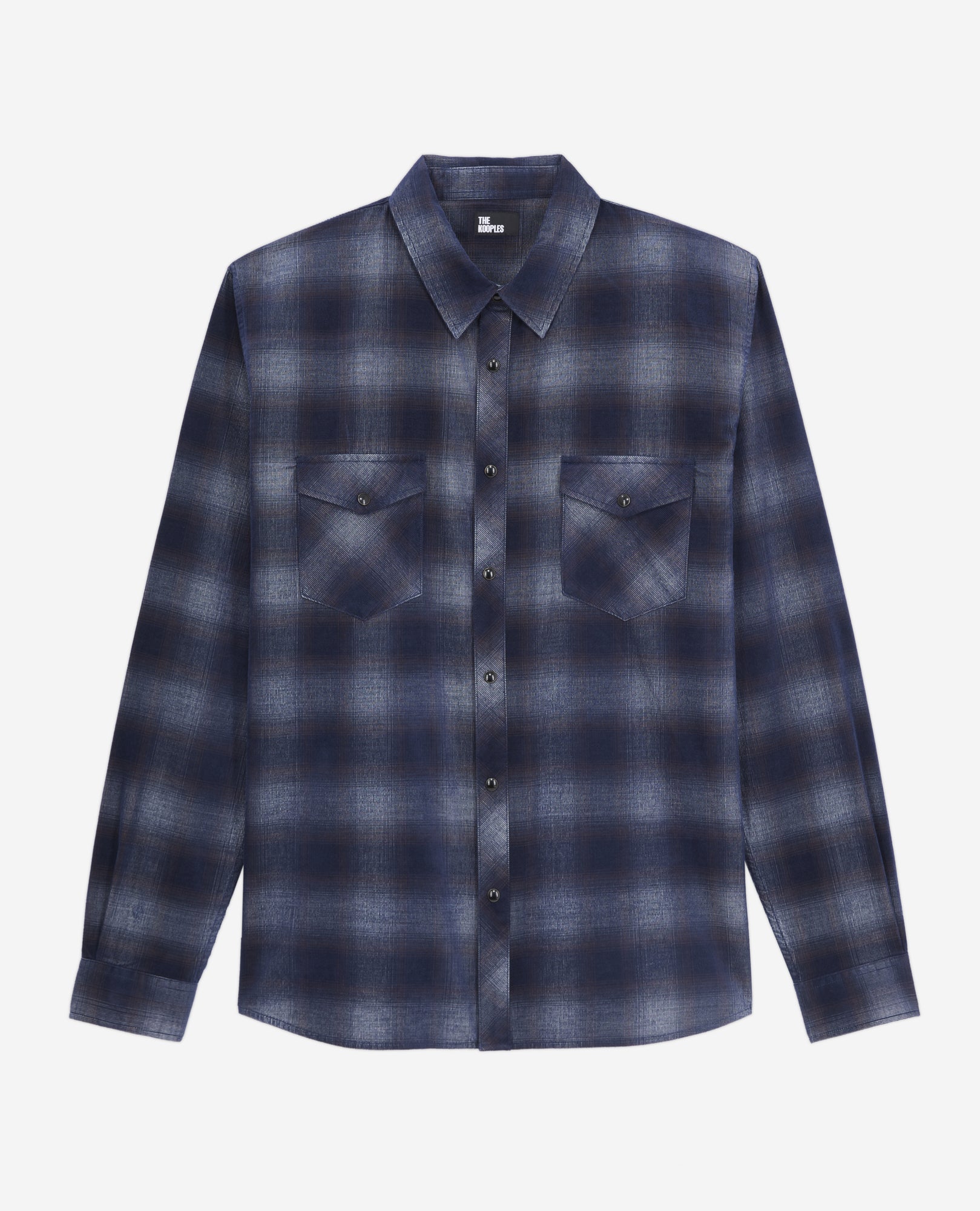 Blue Checkered Shirt | Men | Navy