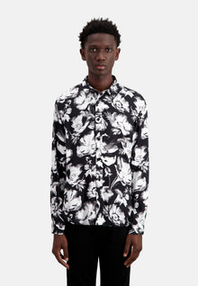 Printed Shirt | Men | Black x White