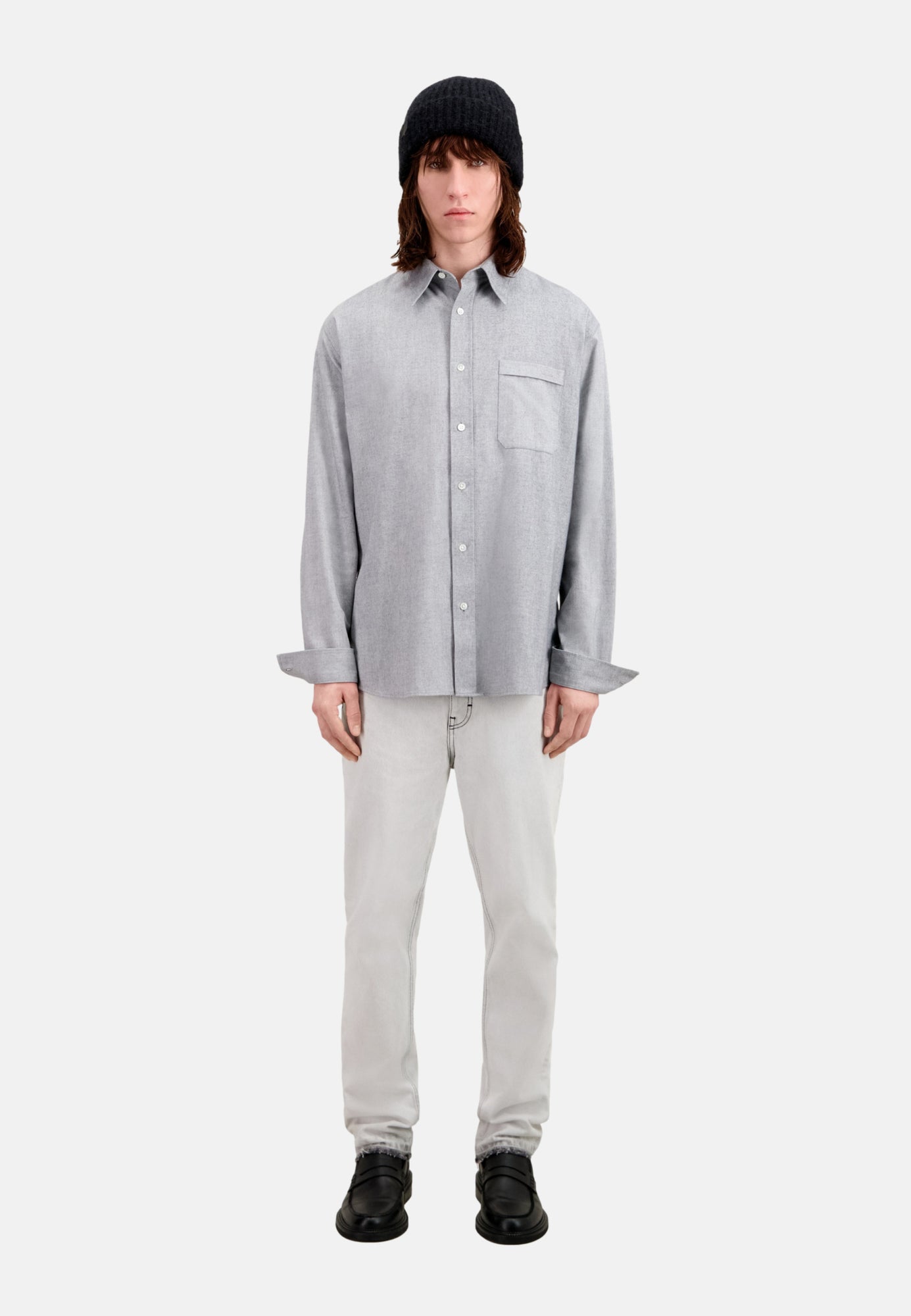 Oxford Shirt | Men | Grey