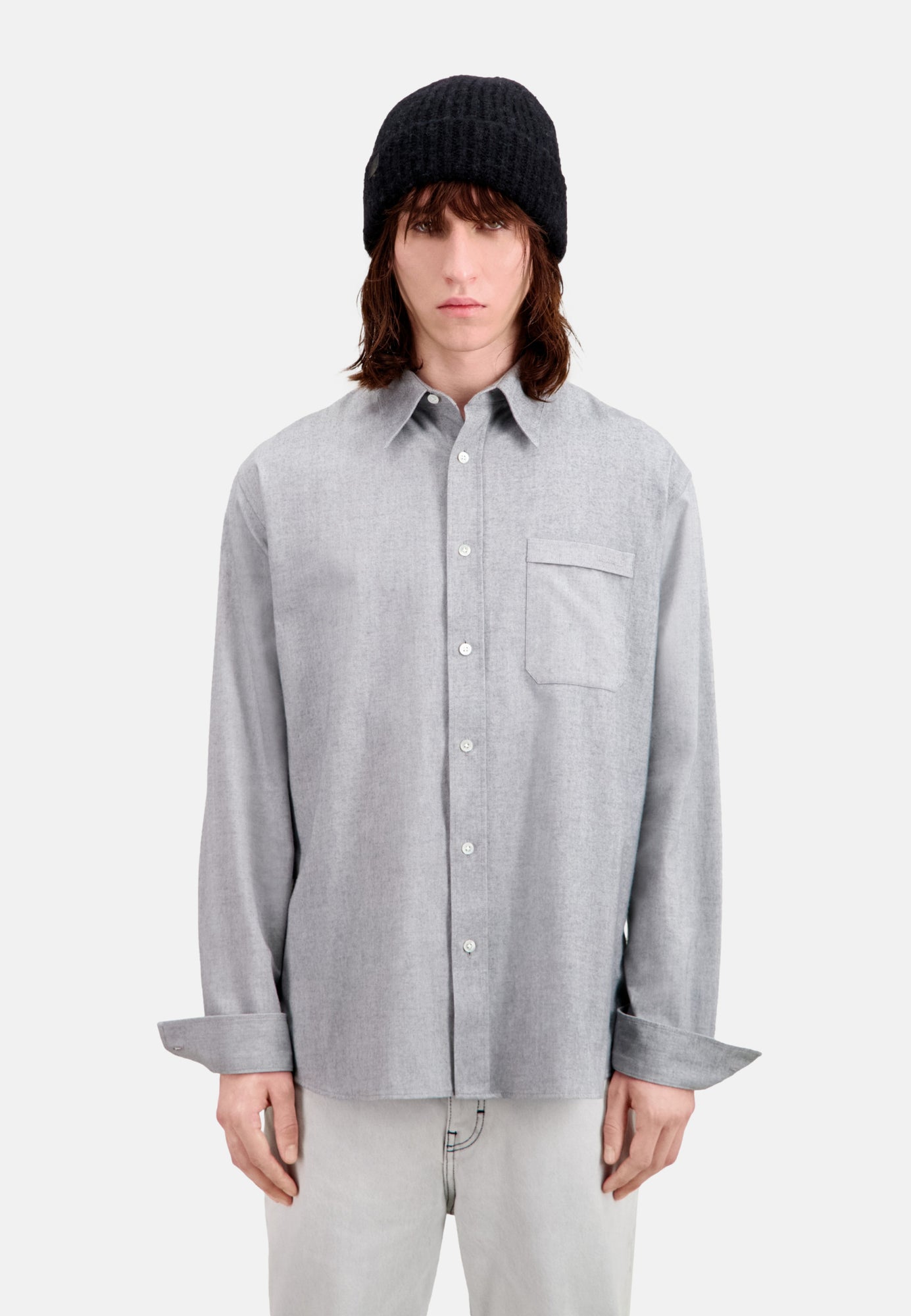 Oxford Shirt | Men | Grey