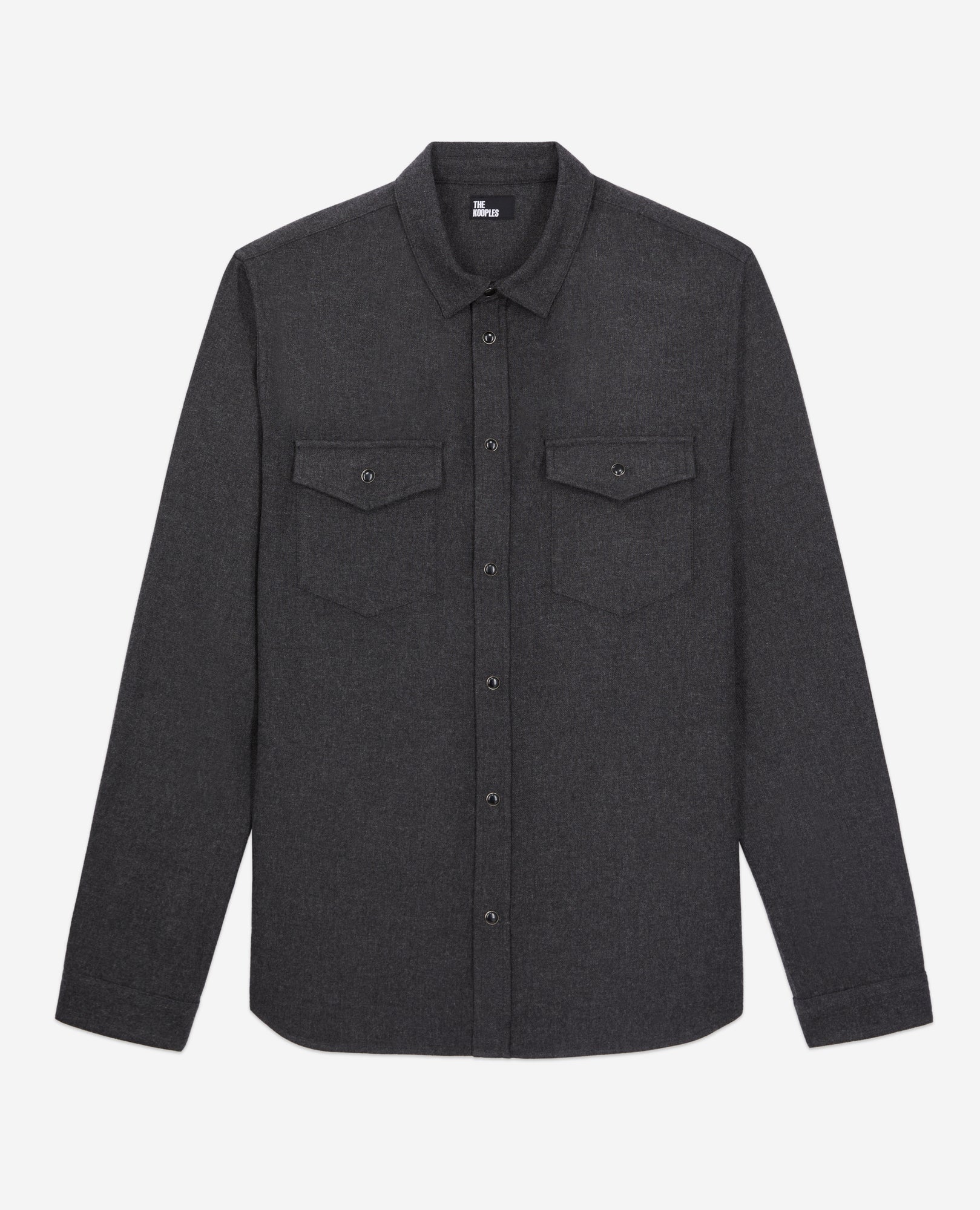 Flannel Shirt | Men | Grey