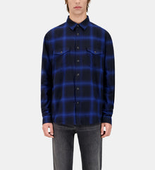 Checked Shirt | Men | Blue Black