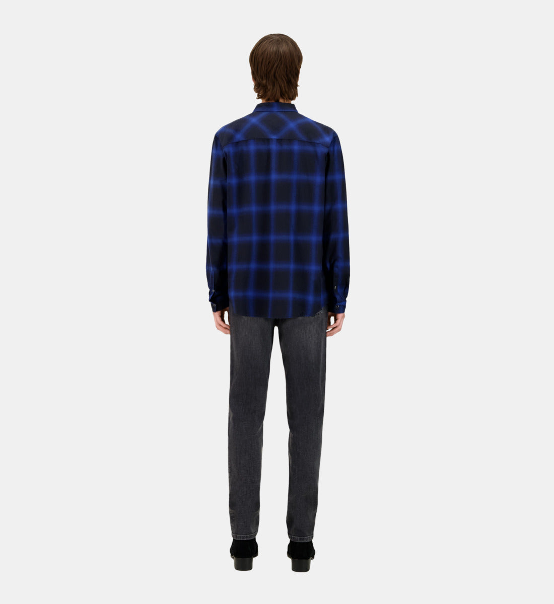 Checked Shirt | Men | Blue Black