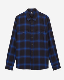 Checked Shirt | Men | Blue Black