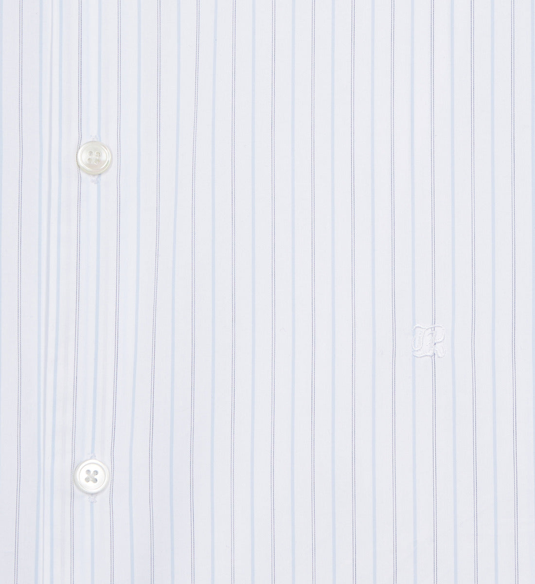 Striped Formal Shirt | Men | White x Blue