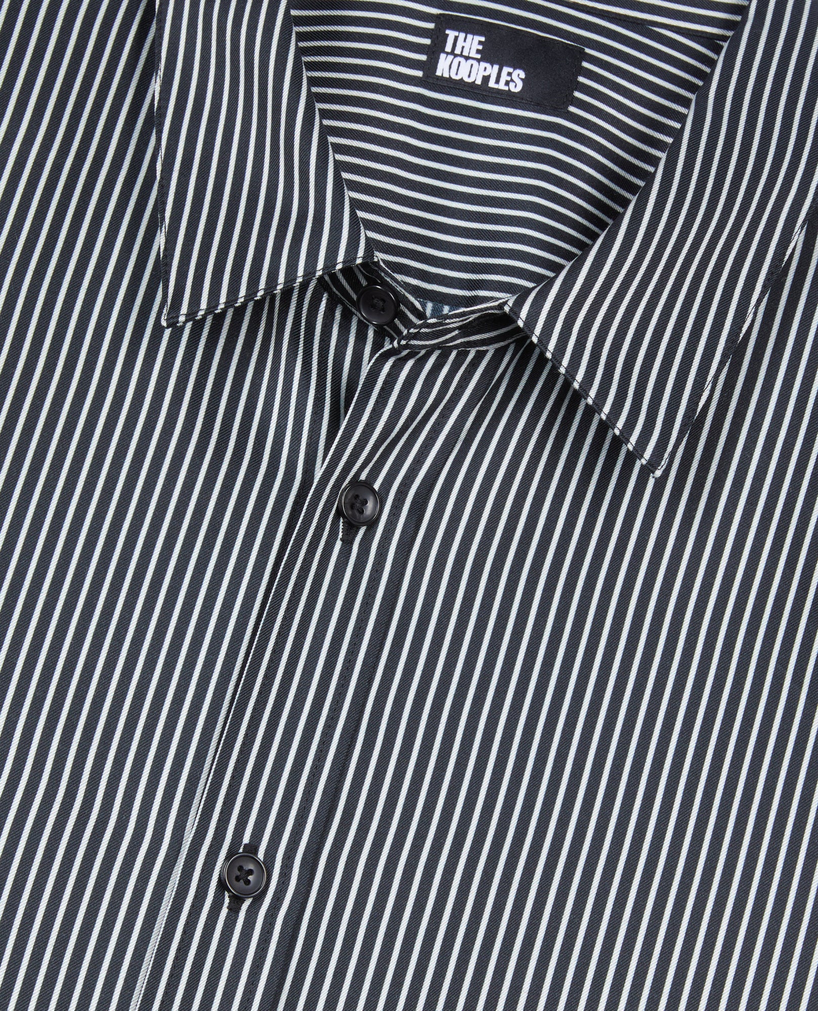 Striped Shirt | Men | Black x White