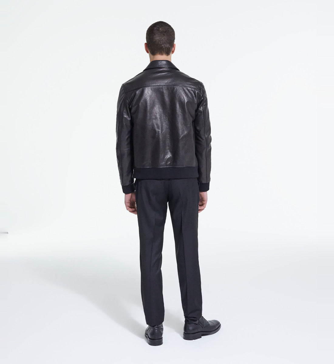 Leather Jacket | Men | Black