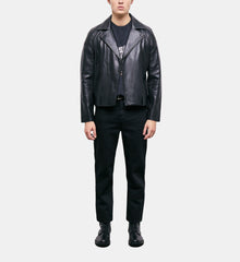 Leather Jacket | Men | Black