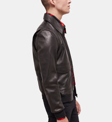 Leather Jacket | Men | Black