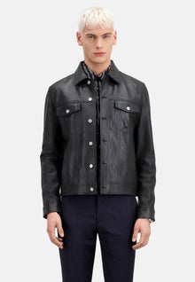 Leather Jacket | Men | Black