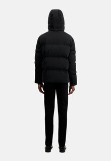 Hooded Puffer Jacket | Men | Black