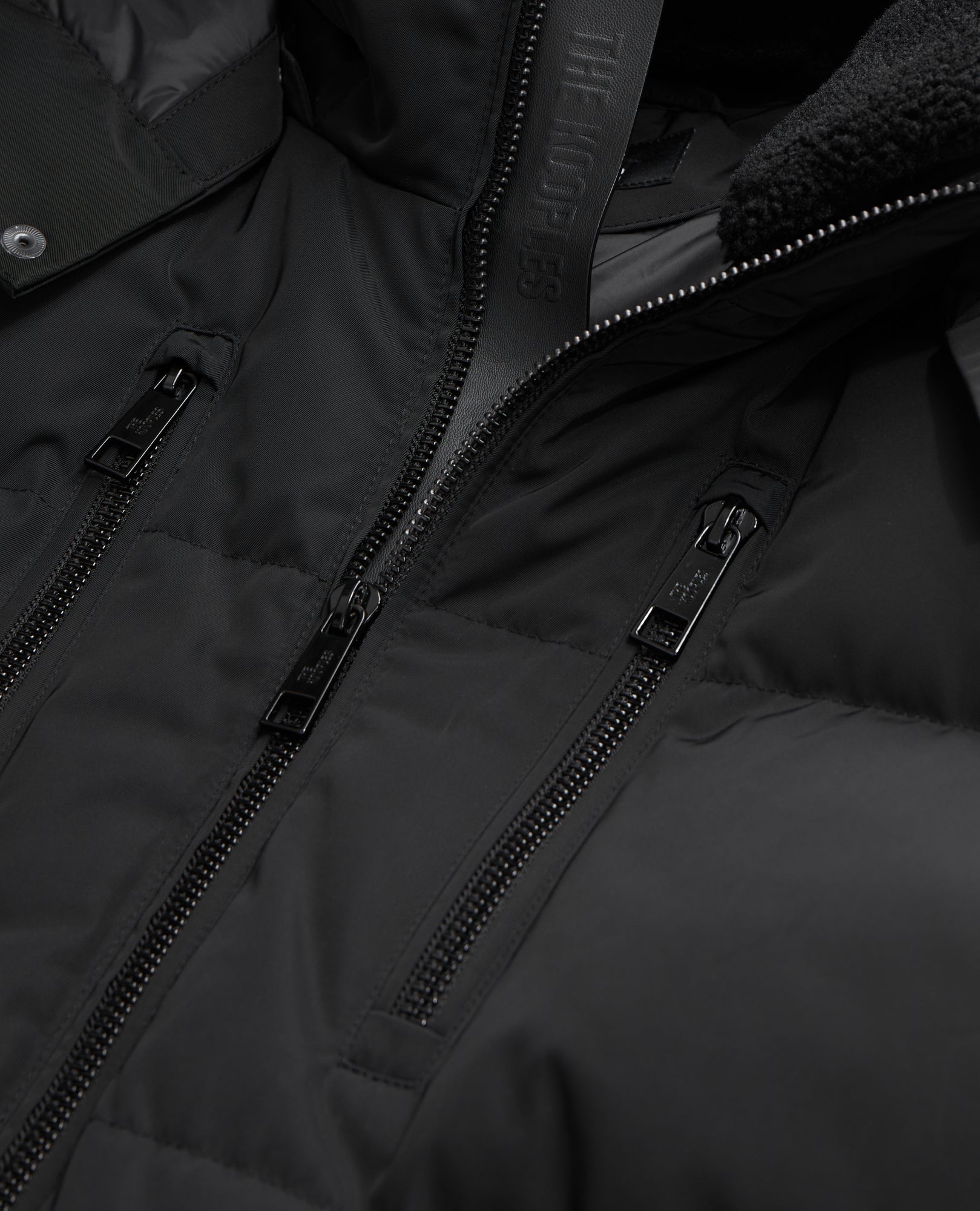 Hooded Puffer Jacket | Men | Black