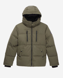 Hooded Puffer Jacket | Men | Khaki