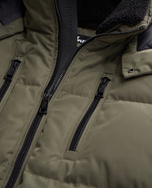 Hooded Puffer Jacket | Men | Khaki