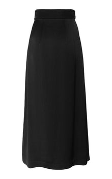 Helix Draped Skirt | Black